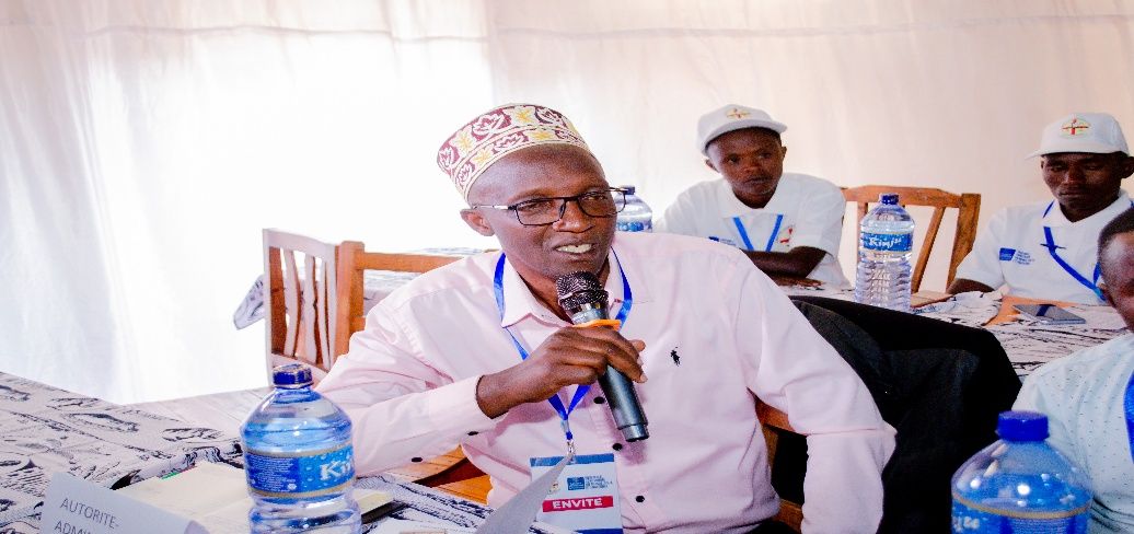 Intervention d'une autorité administrative invitée à la rencontre de Gitega